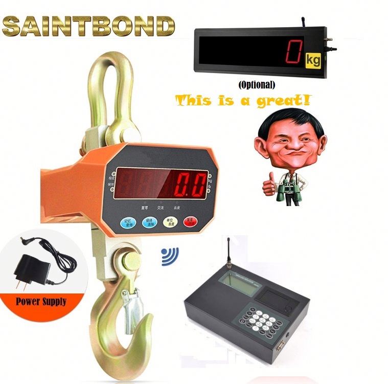 The Best Choice Safe Ocs Printing Digital Hanging Wireless Weighing 20t Resistant Crane Scale