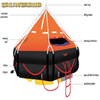 Approved Open Type Competitive Price Solas Approve Throwover Liferaft Inflatable Boat Life Raft for Fishing Vessels