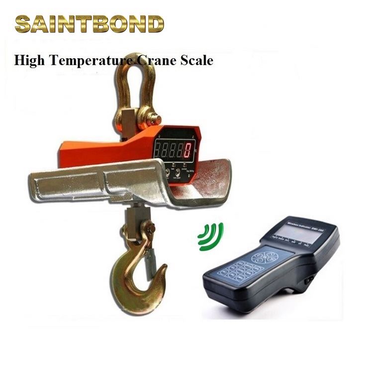 Temperature Proof Wireless Heat Resistance 15ton 5ton Weighing Hook Hooking Weight High Quality Remote Crane Scale