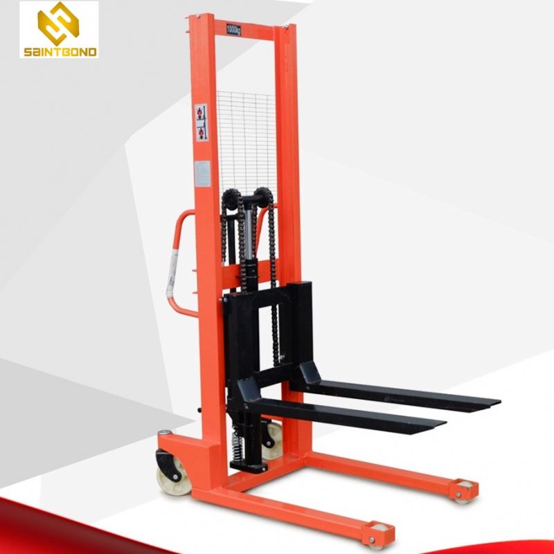 PSCTY02 3ton 1.6m Strong Hydraulic System Tforklift Manual Hand Pallet Stacker