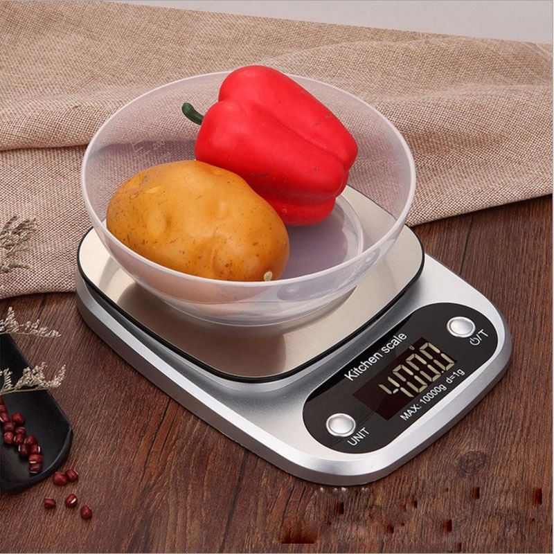 C-310 High Quality Lcd Backlight 304 Stainless Steel Digital Kitchen Food Scale
