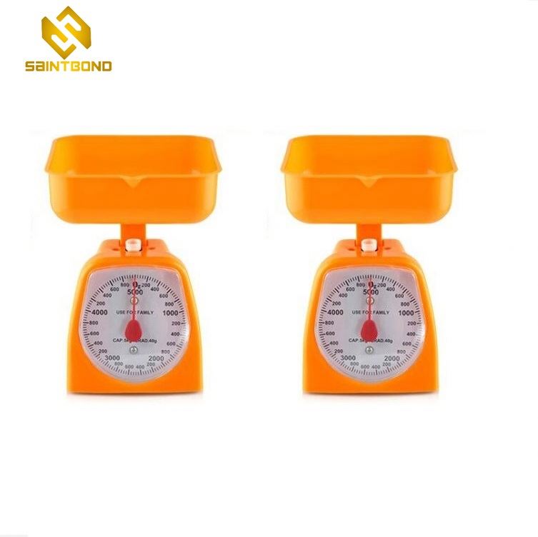 KCA 5kg Excellent Mechanical Kitchen Vegetable Scale Yellow Kitchen Scale