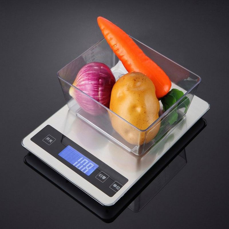 PKS003 Food Digital Diet Portable Electronic Abs Plastic Mini Manual Kitchen Scale