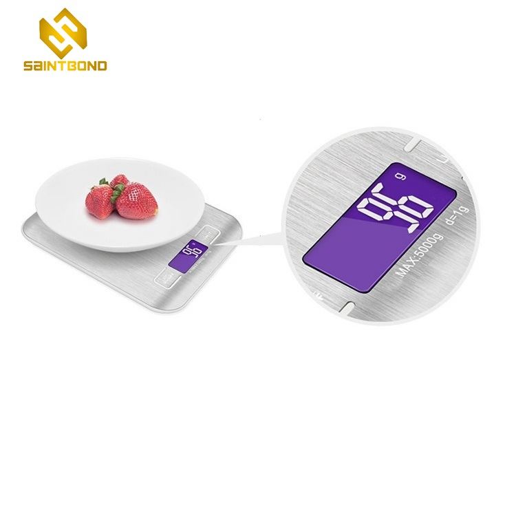 PKS001 Trending 5kg Household Slim Electronic Platform Digital Weighing Food Kitchen Scale