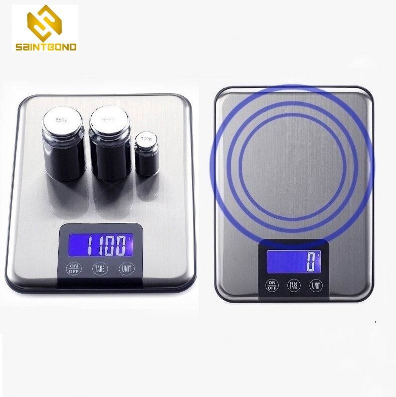PKS003 Stainless Steel Surface Electronic Digital Beans 5 Kg 3 Kg Kitchen Scale In Stainless Steel