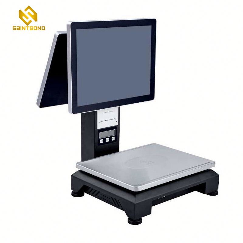 PCC01 Touch 15 Inch Pos System with 8 Led Veg Display for Bill System