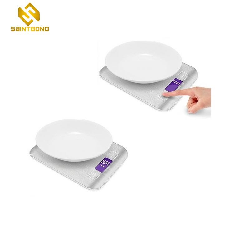 PKS001 Best Quality Stainless Steel Promotional Kitchen Scale Slim Lcd Kitchen Scale