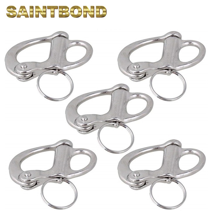 Small Safety Snap Hooks Swivel Fork Toggle Snap Shackle