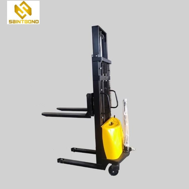 PSES01 1ton/2ton/3ton Semi Electric Pallet Stacker Used In China Factory And Warehouse