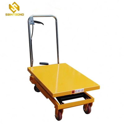 HSL02 Hydraulic Roller Top Scissor Lift Table Lifting Height 1000mm Table Dimension