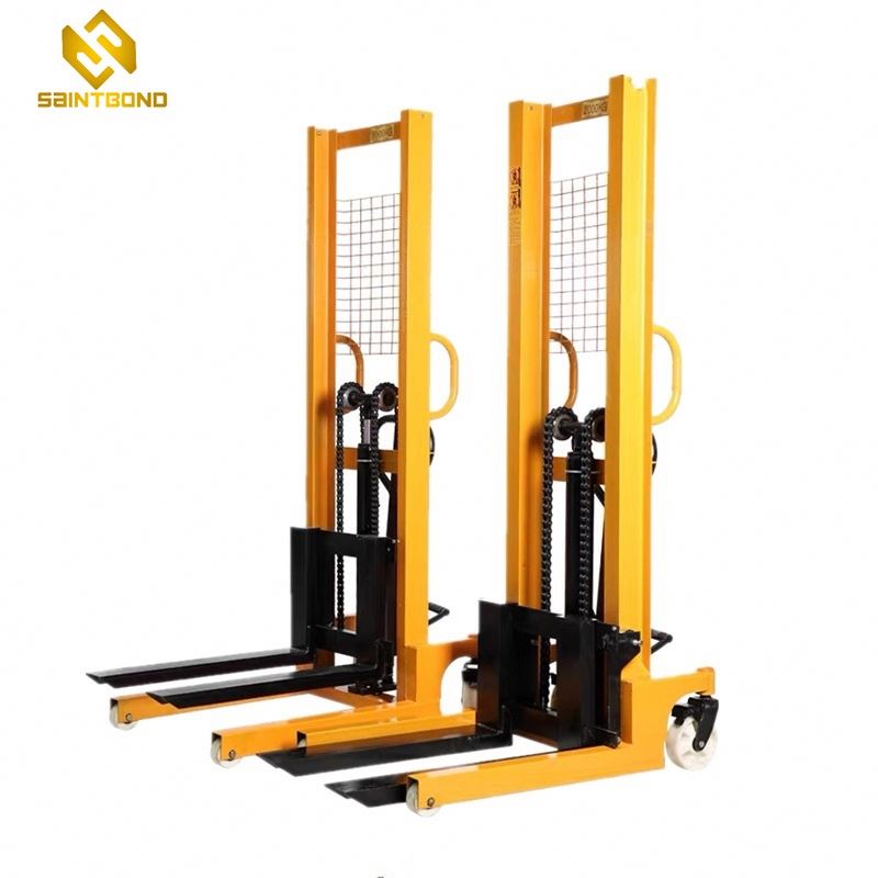 PSCTY02 Reasonable Price 3 Ton Hand Hydraulic Manual Forklift Pallet Stacker