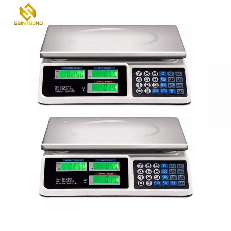 AS809 30kg Electronic Weighing Scale Portable Digital Price Computing Scale With