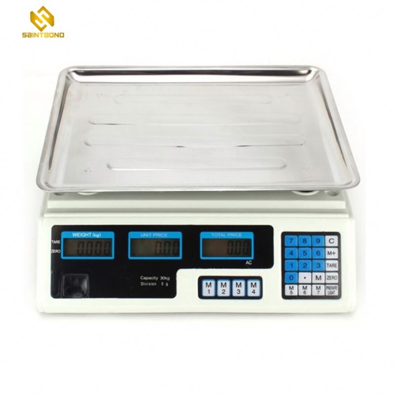 ACS208 30kg Electronics Digital Price Computing Weighing Scale With 1g Pricesion And Counting Feature
