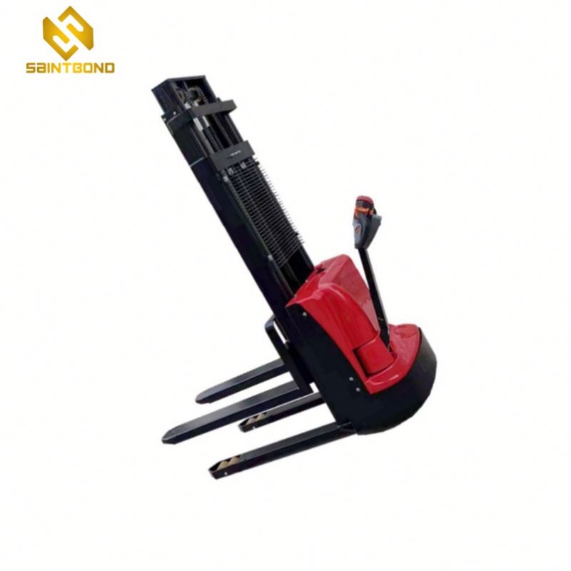 PSES11 3.5m Lifting Lifter Stacke 1000kg Electric Walkie Pallet Hydraulic Lift Forklift Full Electric Stacker