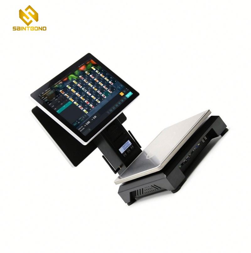 PCC01 15 Inch Tire Flat Capacity Touch Pos Machine with Second Display
