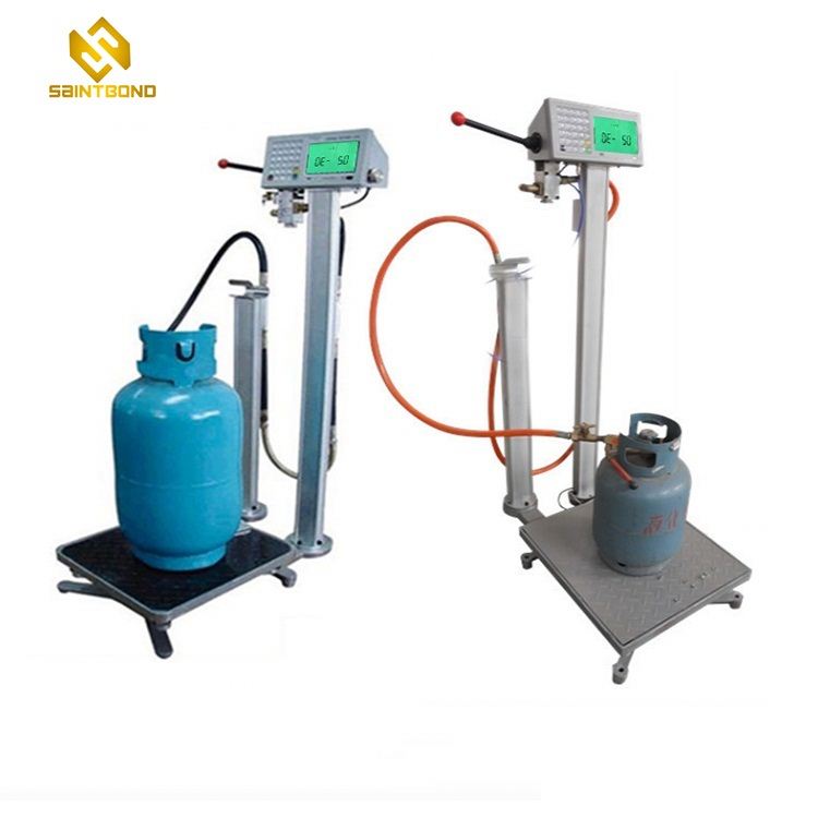 LPG01 ISO9001 Certificate Explosion Protection Platform LPG Wireless Filling Gas Cylinder Weighing Scales
