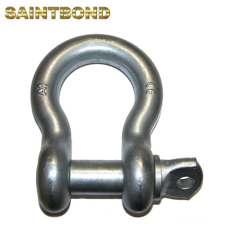 20ton Shackle Size 4 Part 2mm Clevis Shackle Bow Galvanized