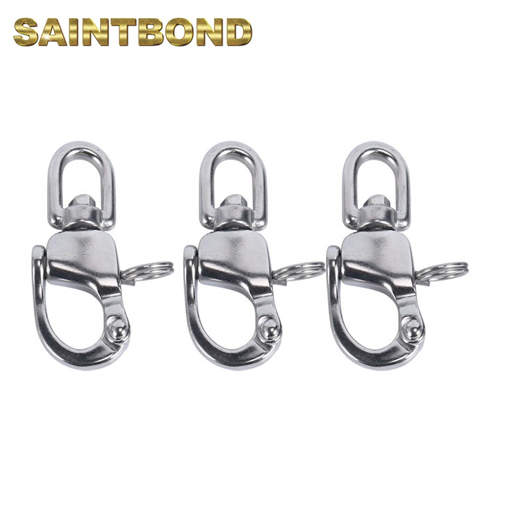 Clew Snap Shackle Bridco Stainless Steel Shackle Fixed