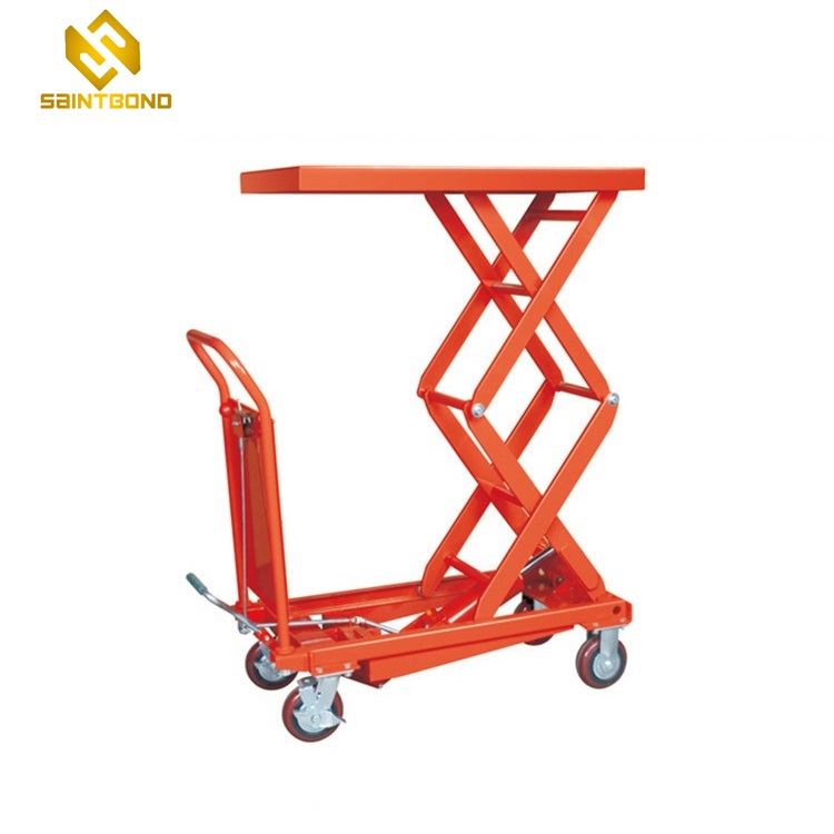HSL01 500/1000kg Mini Flexible Hydraulic Table Lift Jack Cart With Certificate
