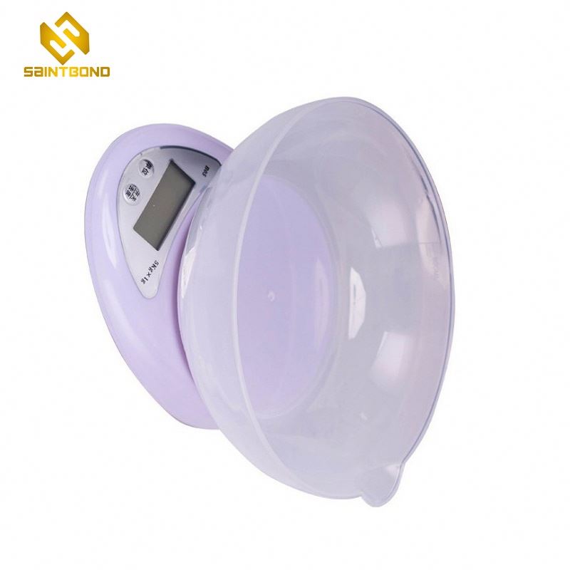 B05 Precision Kitchen Portable Round New Styles Fruit Weighing Electronic Food Digital Weight Scale