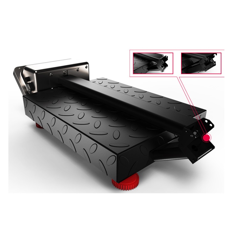 300kg Foldable Platform Scale Electronic Weighing Machine Digital LED Display Stainless Steel Indicator Carbon Steel