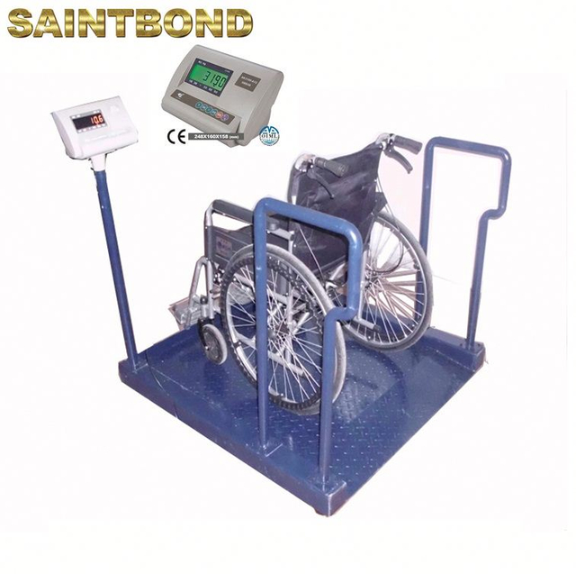 Hot Sale LED Adult Weighing & Chair Scales Built in Luggage Electronic Wheelchair Scale