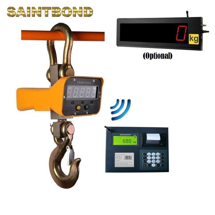 5ton 1000kg Digital Led Crane Scale Manufacturer 3tons Weighing with Electronic Wifi