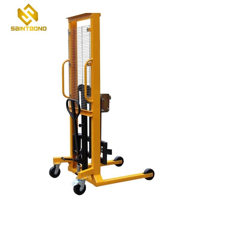 PSDT04 Reddot 400kg Capacity Hydraulic Manual Hand Oil Drum Lifter Stacker