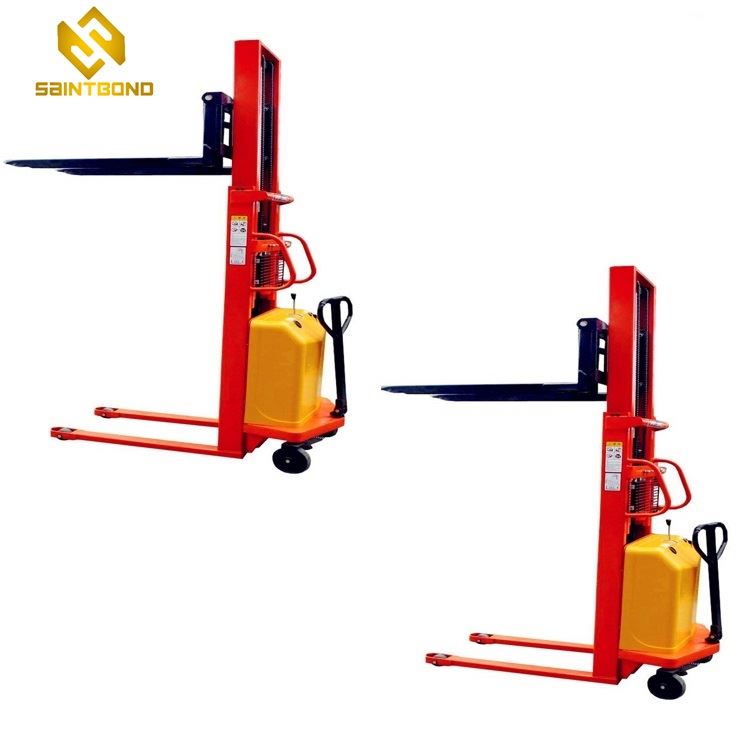 PSES01 1ton Semi-Electric Pallet Stacker Battery Reach Truck Forklift