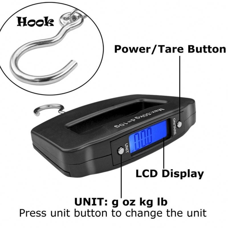 G0057 Portable Weight Scales, Luggage Mini Hanging Scale