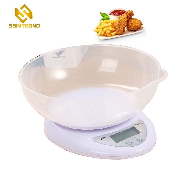 B05 Mini Cooking Weighing Round Digital Kitchen Food Scale
