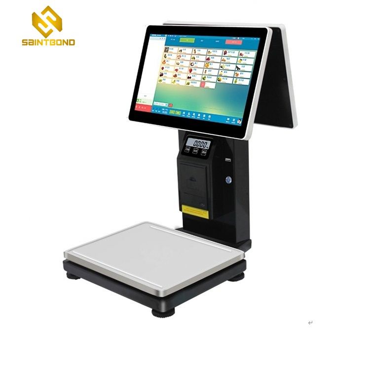 PCC01 Height Adjustable 15.6 Inch Pos System Supermarket Pos Touch Screen W7