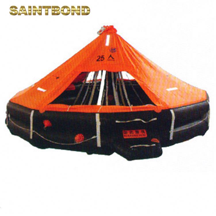 Gl Approval Self Inflating Throw-over Board Throwover Made in China Liferaft Open Reversible Inflatable Life Raft Aor Type