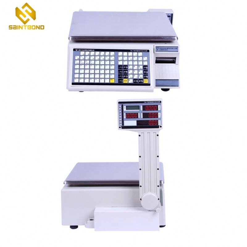 M-F New Arrival 1/3000 Accuracy 30kg Tma Series Cash Register Scale Weighing Scale Barcode Printer For Supermarket
