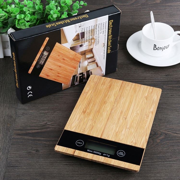 PKS005 Amazon Hot Selling Home Appliance Fruit Vegetable Weighing Scale 7kg Tempered Glass Food Weighing Scale