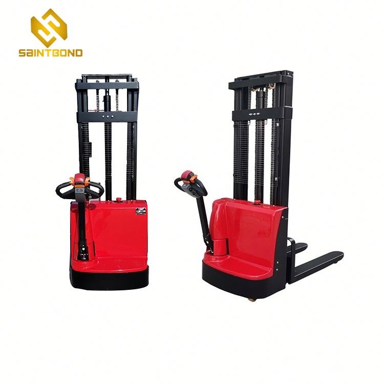 PSES11 Material Handling Equipment Pallet Lifter 3300lbs 1.5 Ton Electric Walkie Straddle Stacker