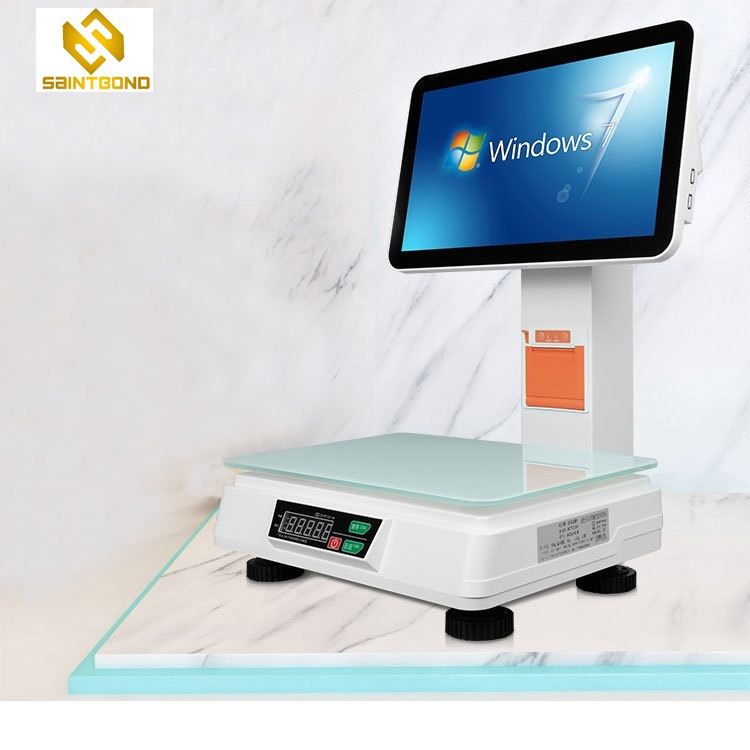 PCC02 Capacitive Touch Screen All In One Pos W7 With Cash Drawer for Restaurant