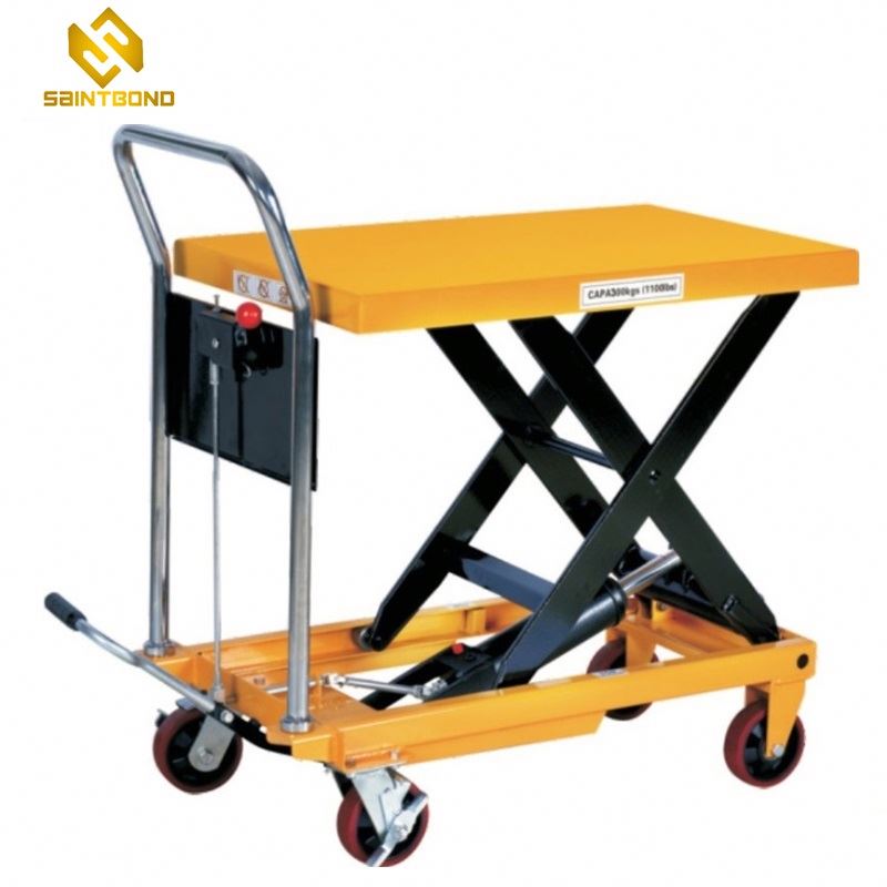 HSL02 1ton Manual Forklift High Lift Hydraulic Jack Scissor Lift Hand Pallet Truck
