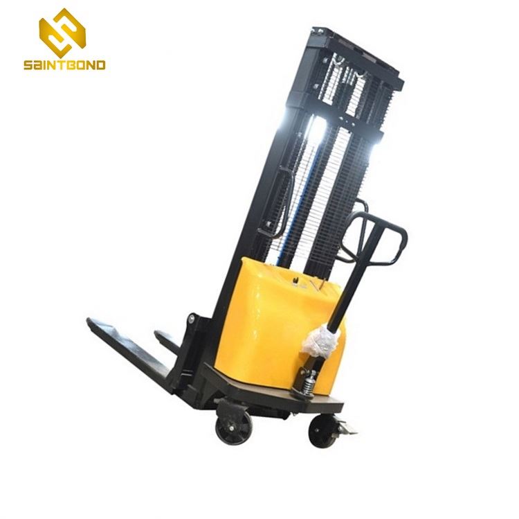 PSES01 Semi Electric Stacker 3.5m Small Semi-Electric Forklift Jack Stacker