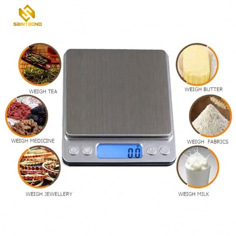 PJS-001 1kg 2kg 3kg 0.1g 0.01g High Precision Electric Balance Weigh Kitchen Scale