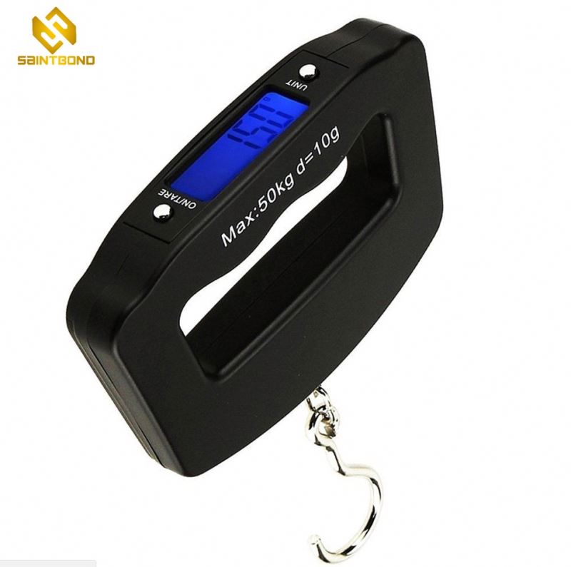 G0057 Best Selling Smart Luggage Scale, Portable Weighting 50kg/10g LCD Fishing Scale