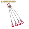 Multi-Leg Bridles Lifting Ropes Two Stainless Steel for Pallets 2 Leg Bridle Wire Rope Slings