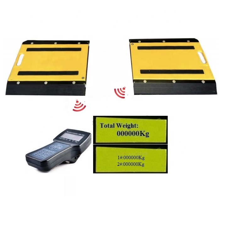 IP66 Customize Dynamic Weight Axle Scale Hand Portable Vehicle Weighing Pads