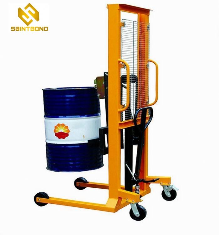 PSDT04 400kg Manual Hydraulic Oil Drum Pallet Stacker