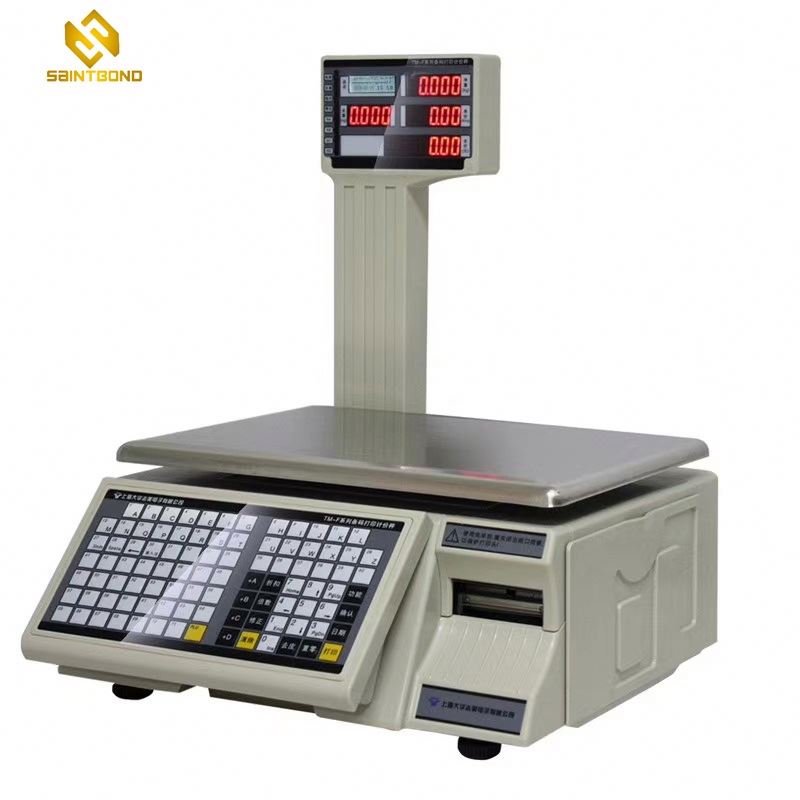 M-F New Arrival 1/3000 Accuracy 30kg Tma Series Cash Register Scale Weighing Scale Barcode Label Printing Scale With Wifi
