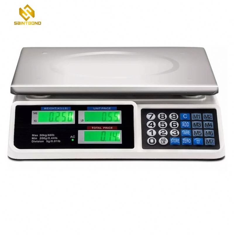 AS809 30kg Nice Electronic Price Computer Scale For Supermarket Using