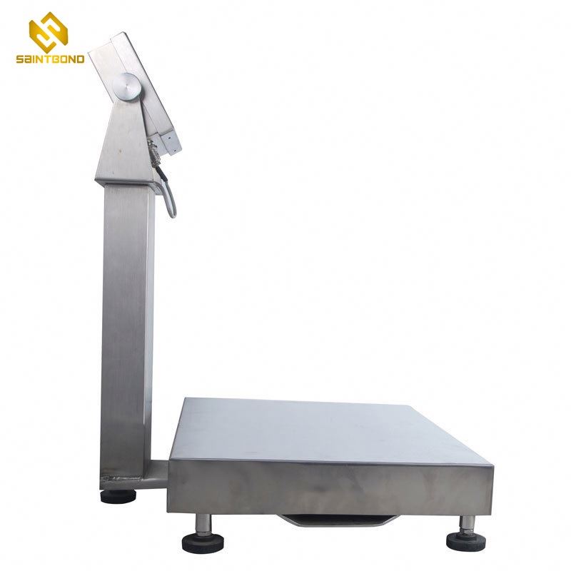 BSWP01 60kg 30*40cm Ip68 Digital Lcd Display Electronic Stainless Steel Waterproof Weighing Bench Scale