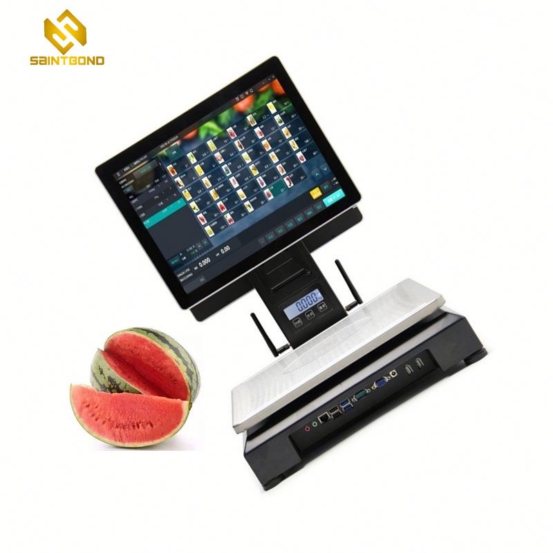 PCC01 Touch Screen Pos with 88mm Printer,15.6 Inch Win-dow with Led8 Ved Pos System