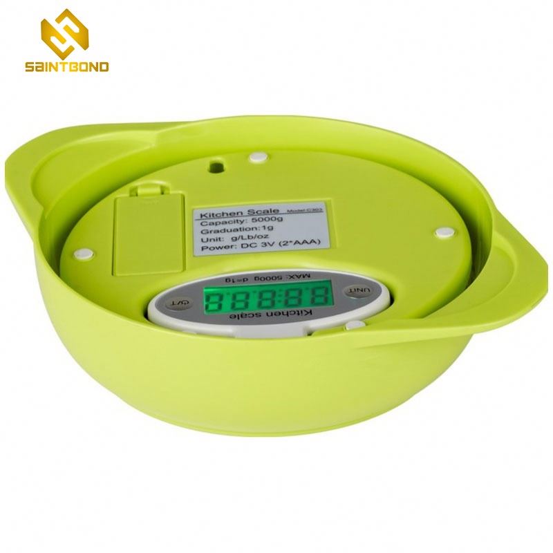 CH303 Electronic Kitchen Weight Scale, Multi Food Scale With Bowl