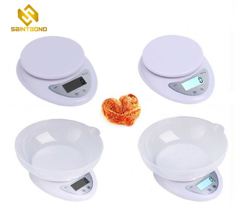 B05 Household Kitchen Mini Digital Electronic Plastic Bowl Weight Scale